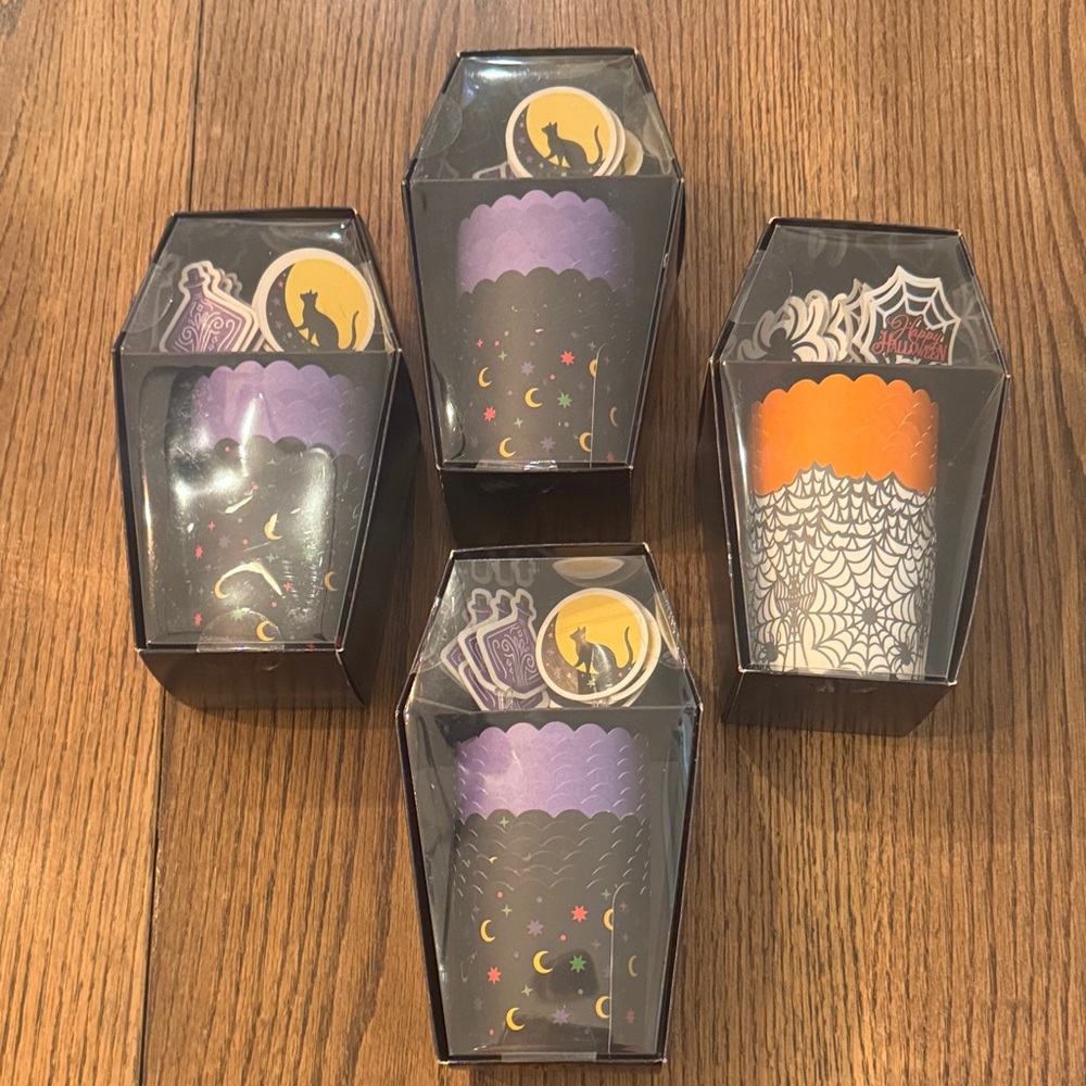 Celebrate It. Halloween Cake Toppers - Black, Purple, Orange
